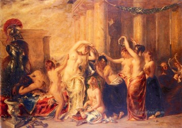 birth venus Painting - Venus And Her Satellites William Etty nude